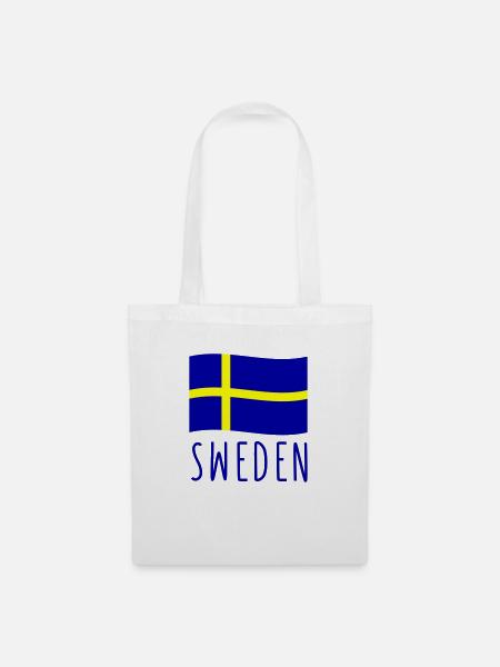 sweden - Stoffbeutel - Weiß