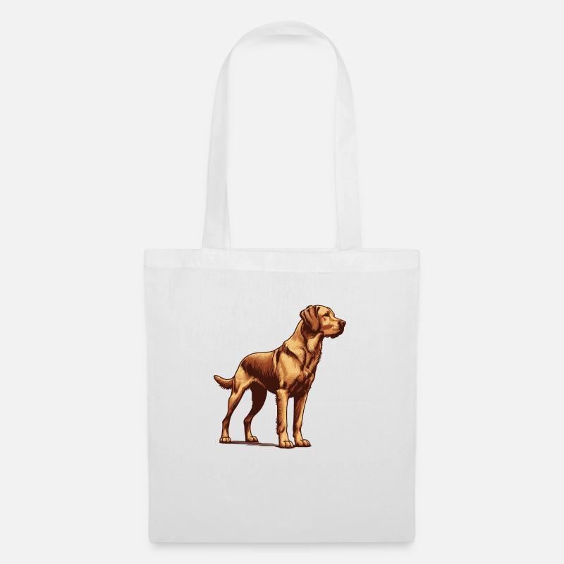 Chesapeake Bay Retriever - Stoffbeutel - Weiß