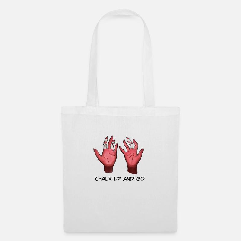 Climbing hands devil - Tote Bag - white
