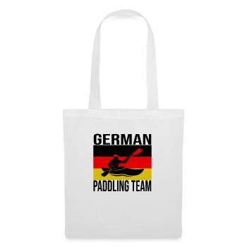 Chemise d’équipage de kayak allemand – Paddle - Sac en tissu - blanc - Devant