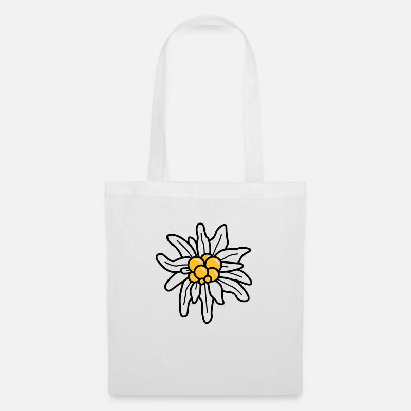 Edelweiss - Stoffbeutel - Weiß