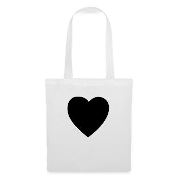 heart valentines day - Stoffbeutel - Weiß - Vorne