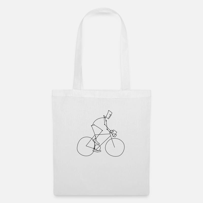 cycling sport - Stoffbeutel - Weiß