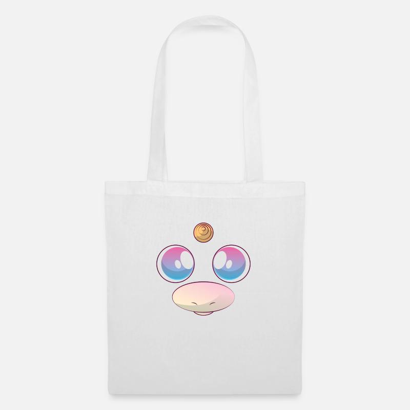 Unicorn Face - Stoffbeutel - Weiß