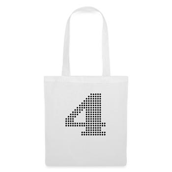 4 nummer - Tote Bag - white - Front