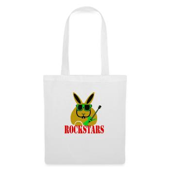 rabbit rockstars - Stoffbeutel - Weiß - Vorne