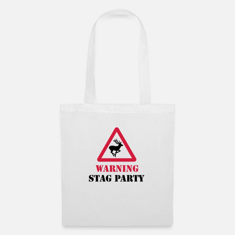Stag Party - Tote Bag - white