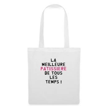 Boulanger / Pâtissier / Pain / Gâteau / Pâtisserie - Sac en tissu - blanc - Devant