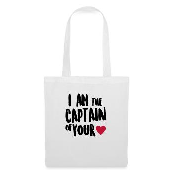 i am the captain of your heart - Tote Bag - white - Front