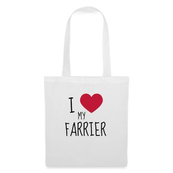 Farrier Hufschmied Maréchal Ferrant Blacksmith - Tote Bag - white - Front