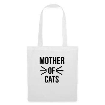 Mother of cats - Sac en tissu - blanc - Devant