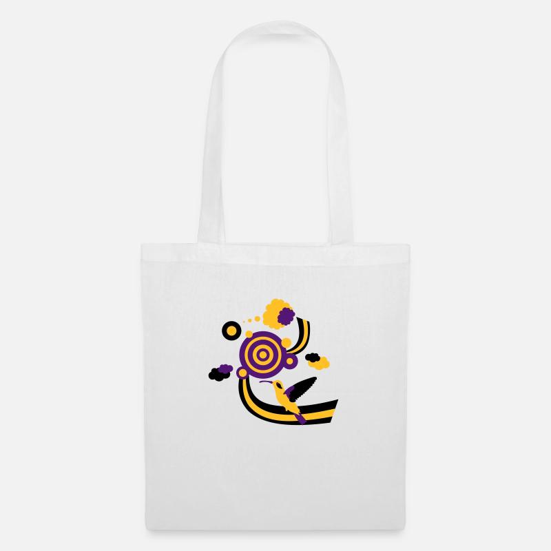rainbow kolibri fantasy - Tote Bag - white
