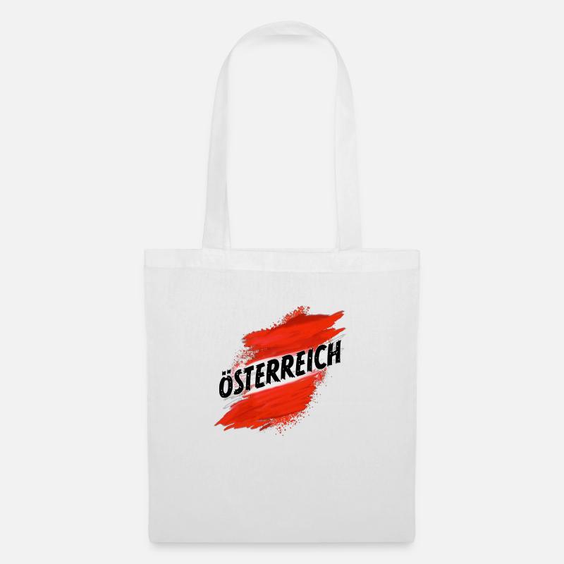 Österreich - Stoffbeutel - Weiß