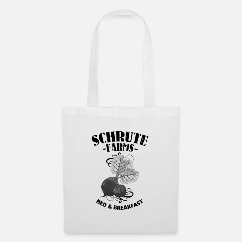 Schrute Bauer Landleben Geschenk - Stoffbeutel - Weiß