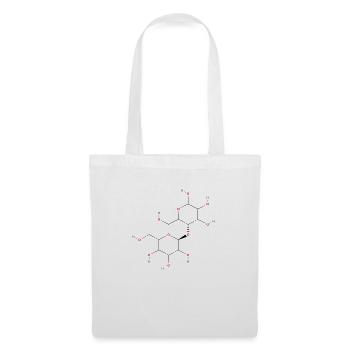 Cellulose Molecule - Colored Structural Formula - Tote Bag - white - Front
