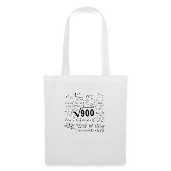 Racine 900e anniversaire des mathématiques - Sac en tissu - blanc - Devant