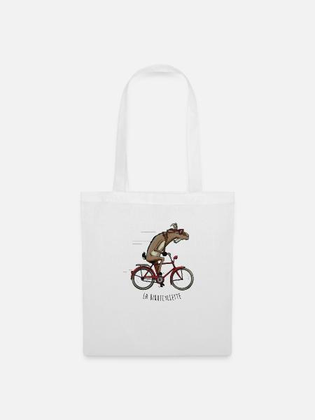 biquecyclette - Sac en tissu - blanc