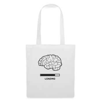 Brain Loading - Stoffbeutel - Weiß - Vorne