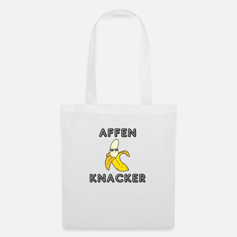 Affenknacker - Stoffbeutel - Weiß