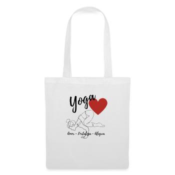 Yoga - Soul strength and joy - Tote Bag - white - Front