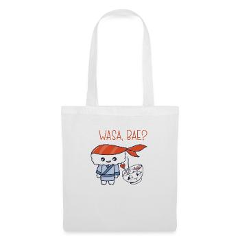 Kawaii Japanese Food Salmon Salmon Sushi Roll - Tote Bag - white - Front