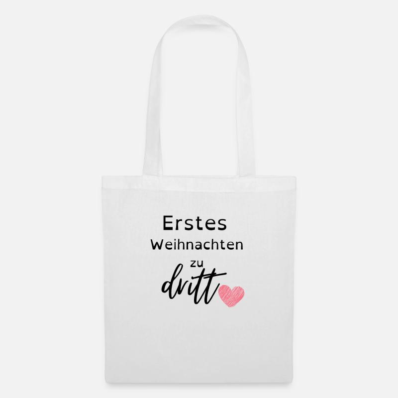 Weihnachten - Stoffbeutel - Weiß
