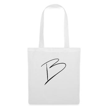 B - Tote Bag - white - Front