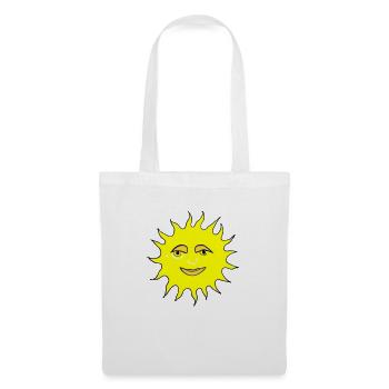 Sun Summer Watercolor Nature Beach Sky Vector - Tote Bag - white - Front