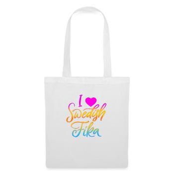 Suède Suède Viking Norden Scandinavie fika - Sac en tissu - blanc - Devant