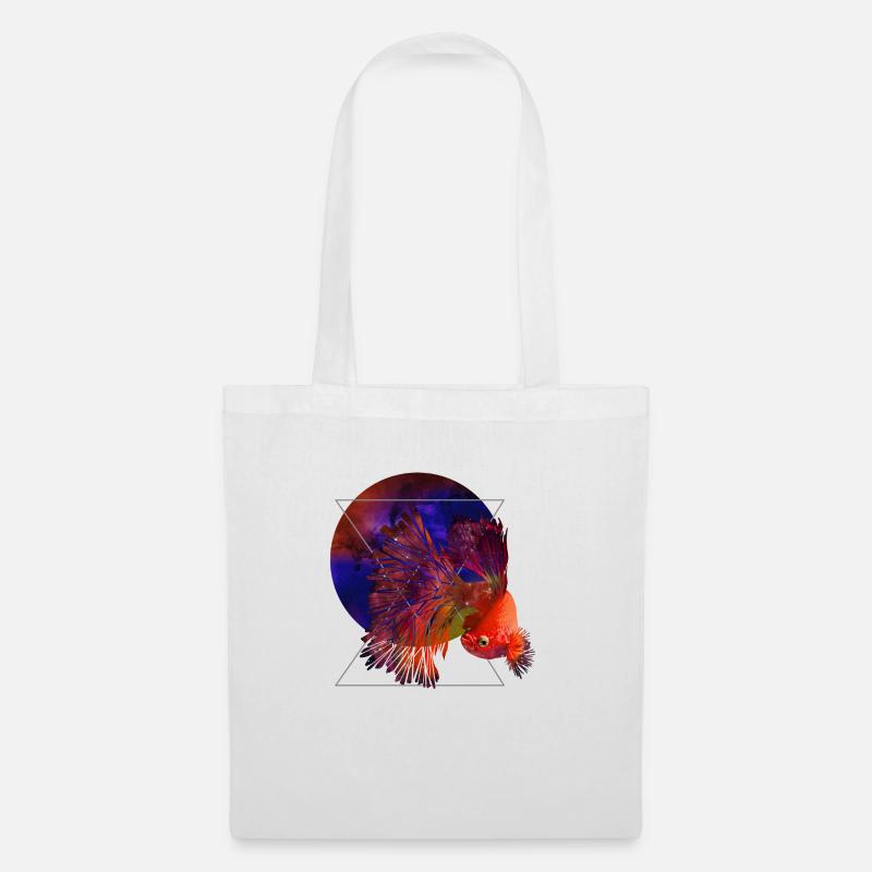 Space Fish - Tote Bag - white