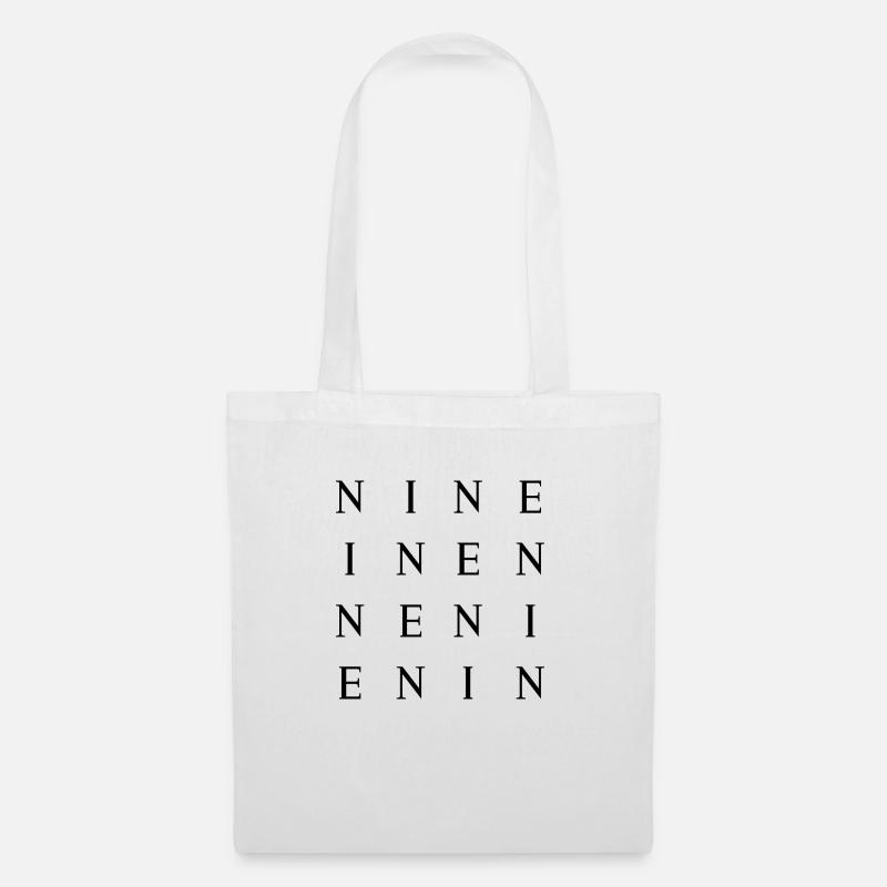 Nine - Tote Bag - white