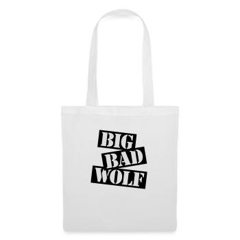 big bad wolf quote - Tote Bag - white - Front