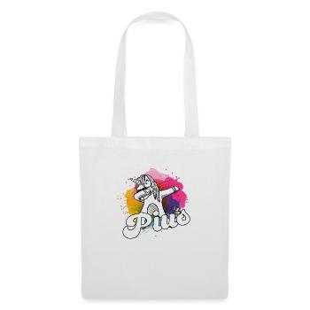 PIUS - Beau nom de garçon avec licorne cool - Sac en tissu - blanc - Devant