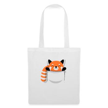 Red panda kawaii - Tote Bag - white - Front