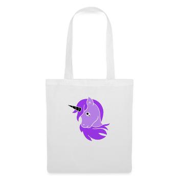 Einhorn - Stoffbeutel - Weiß - Vorne
