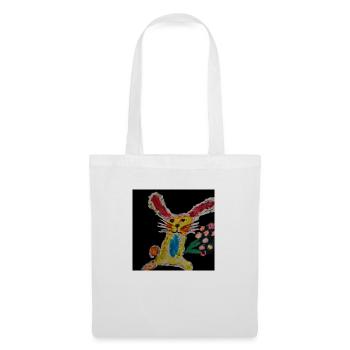 Osterhase - Stoffbeutel - Weiß - Vorne