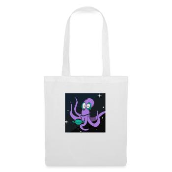 Tintenfisch - Stoffbeutel - Weiß - Vorne