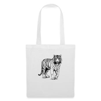 tiger - Tote Bag - white - Front