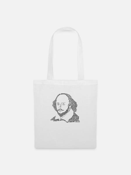 William Shakespeare - Stoffbeutel - Weiß