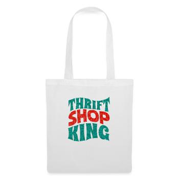 thrift shop king - Tote Bag - white - Front