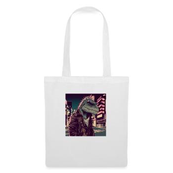Dinosaure Japon Japon - Sac en tissu - blanc - Devant