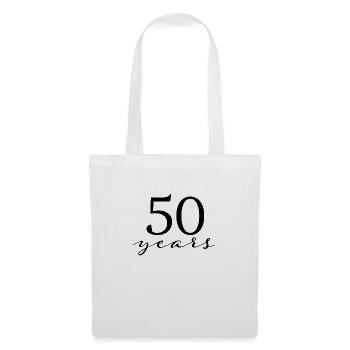 50 years - Tote Bag - white - Front