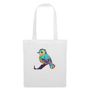 Bip coloré - Sac en tissu - blanc - Devant