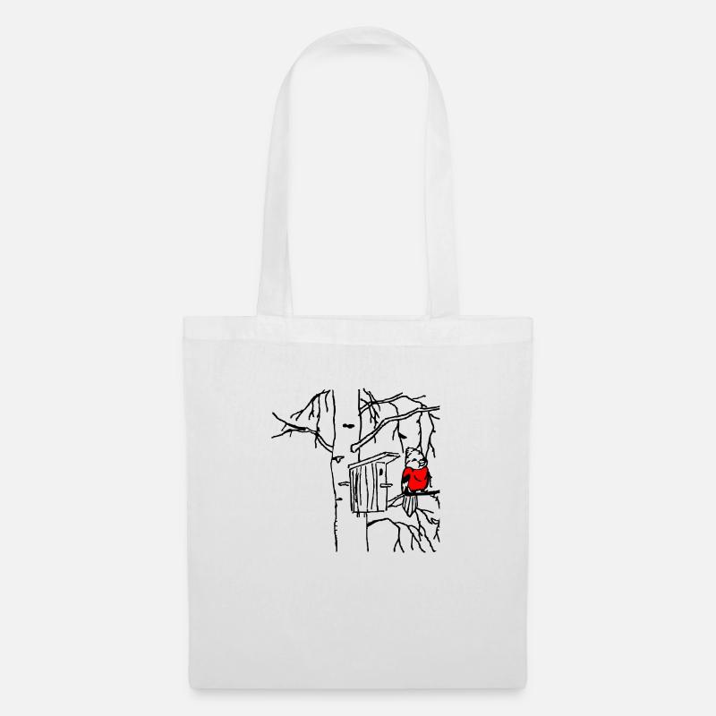 Bird - Tote Bag - white