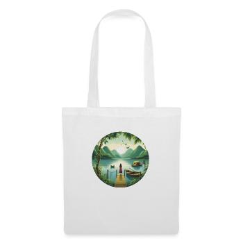 Addiction aux lacs - Sac en tissu - blanc - Devant