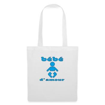 Bébé d'amour - Sac en tissu - blanc - Devant