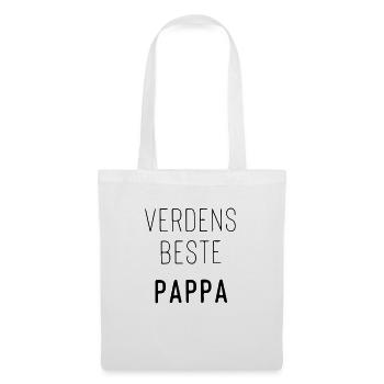 le meilleur père du monde - Sac en tissu - blanc - Devant
