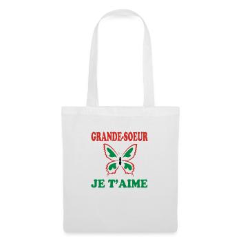 BIG SISTER I LOVE YOU - Tote Bag - white - Front