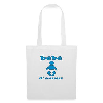 Bébé d'amour - Sac en tissu - blanc - Devant