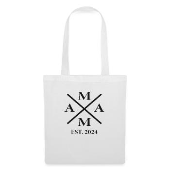 Maman - Futur maman - mama - Sac en tissu - blanc - Devant